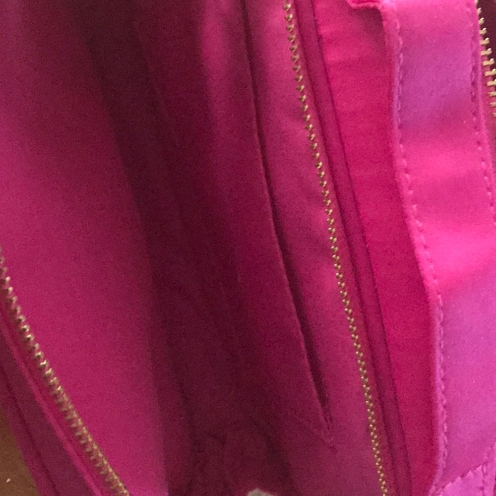 Brand NEW Prada Candy Make-up Bag Color Fuchsia, Size 7 1/2 x 5 1/2 x 3“ wide - Picture 3 of 5